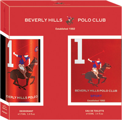

POLO CLUB GIFT SET NO 1 Perfume Body Spray - For Men(275 ml, Pack of 2)
