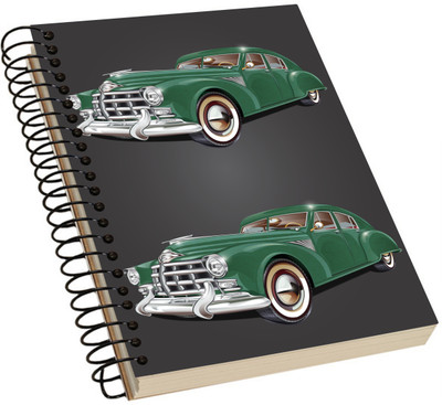 

SALTINE A5 Notebook(Vintage Acrylic Notebook, Multicolor)