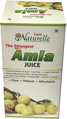 

Farm Naturelle 100% Pure Strong & Effective Amla Juice. The Finest Herbal Amla Juice (400ML pack of 1)(400 ml)