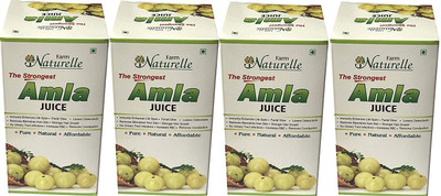 

Farm Naturelle Farm Naturelle-100% Pure Strong & Effective Amla Juice. The Finest Herbal Amla Juice (400ML X 4)(4 x 400 ml)