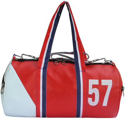 

Vcart Leather Rite Numeric Gym Bag Red Gym Bag(Red, White)