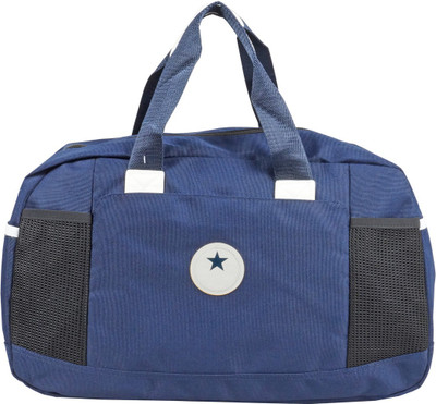 

Blue Sky (Expandable) Sports Gym 43cm Travel Side Hand Blue Luggage Duffel Bag Travel Bag (Black Travel Duffel Bag(Blue)