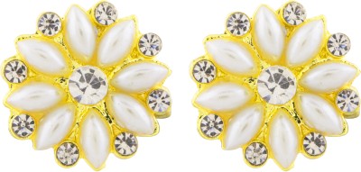 Shining Jewel earring Crystal Brass Stud Earring