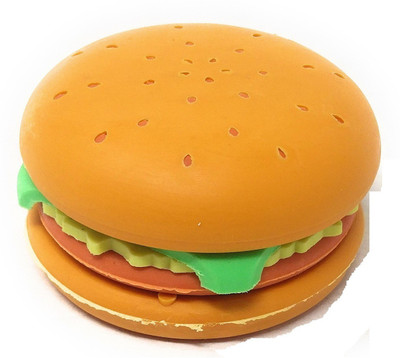 

Parteet New Burger Shape Eraser for Kids Non-Toxic Eraser(Multicolor)