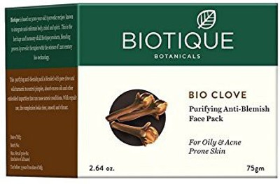 

BIOTIQUE BIO Biotique Clove Purifying Anti-Blemish Face Pack for Oily and Acne Prone Skin, 75G(75 g)