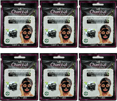 

Yash Herbal Ayurvedic Charcoal Anti-Blackhead Gel Peel-off Mask for Soft & Smoth Skin (5+1) (150 ml)(150 ml)