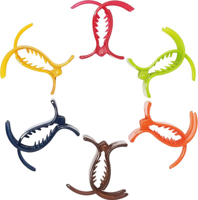 

Evolution Evogirl Everyday Use 5 cm Long Cluther Good Grip Butterfly Multicolored Cool Shades Claw Clips, Small, For Women Hair Claw(Multicolor)