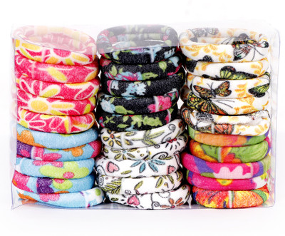 

HONBON Premium Quality Stylish Hair Rubber Bands Hair Bands Elastic Rubber Bands Accessories for Girls/Women, Bright Colors for The Summer-(Pack of 30) … Hair Band(Multicolor)