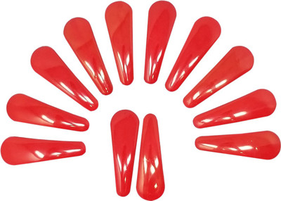 

Evolution Evogirl Everyday Use Premium Quality 5.5 cm Full Cover Hair Clip Good Grip Glossy Red TicTac Pins, Medium, For Women Tic Tac Clip(Red)