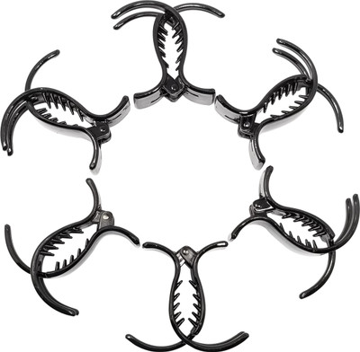 

Evolution Evogirl Everyday Use 5 cm Long Cluther Good Grip Butterfly Black Claw Clips, Small, For Women Hair Claw(Black)