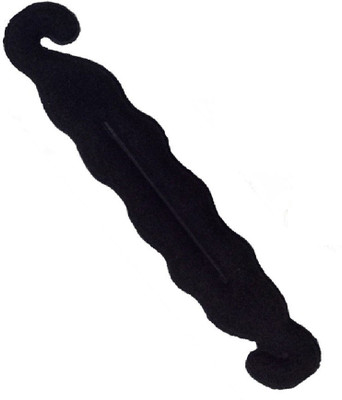 

Jampak Hair Style Bun Stick (Black) Clip Twist Turn And Tie Bun(Black)