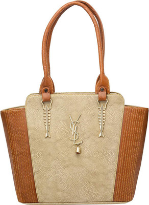 Luggage Express Shoulder Bag(Tan, Beige), Beige;tan