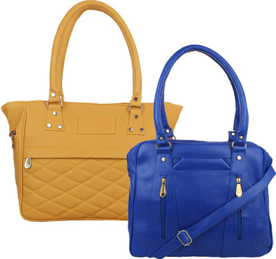 

Fillin Cart Hand-held Bag(Beige, Blue)