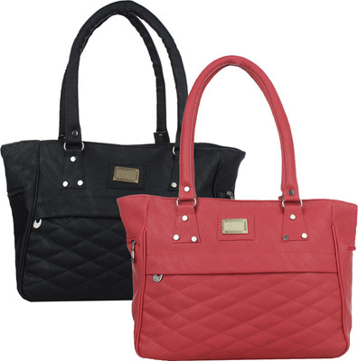 

Element Cart Hand-held Bag(Pink, Black), Black;pink