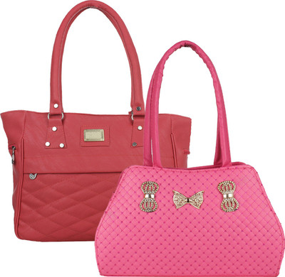 Fillin Cart Hand-held Bag(Pink)