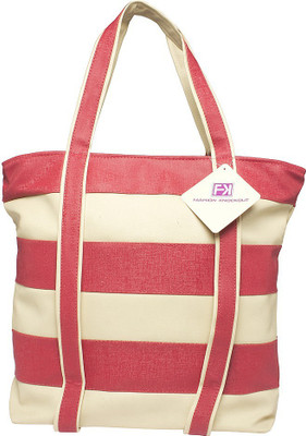 

Fashion Knockout Tote(Red, Beige), Beige;red