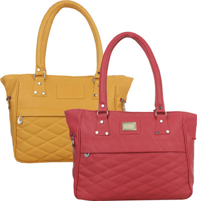 

Element Cart Hand-held Bag(Pink, Yellow)