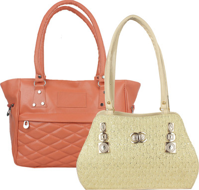 

Element Cart Hand-held Bag(Tan, Brown), Brown;tan