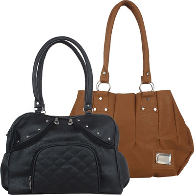 Element Cart Hand-held Bag(Black, Brown)