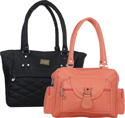 

Fillincart Hand-held Bag(Orange, Black), Black;orange