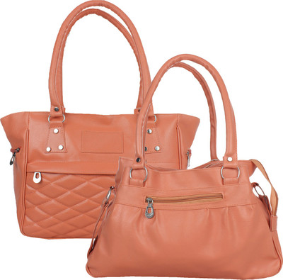 

Element Cart Hand-held Bag(Tan, Beige), Beige;tan