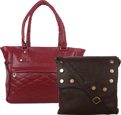 

Element Cart Sling Bag(Maroon, Brown), Brown;maroon