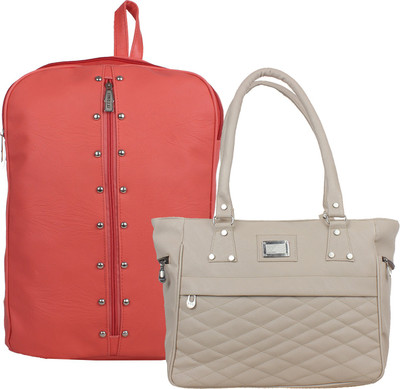 

Element Cart Shoulder Bag(Grey, Tan)