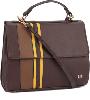 AND Hand-held Bag(Brown)
