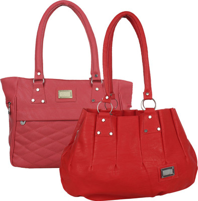 

Element Cart Hand-held Bag(Pink, Red)