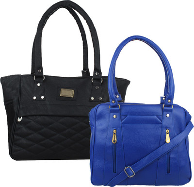 

Fillin Cart Shoulder Bag(Black, Blue)