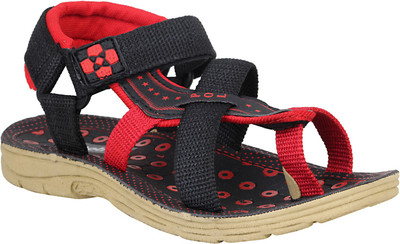

Claptrap Boys Velcro Sports Sandals(Black