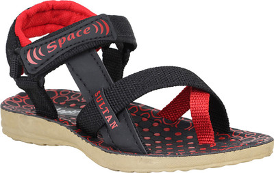 

Claptrap Boys Velcro Sports Sandals(Black