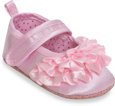 

Kiwi Girls Velcro Ballerinas(Pink