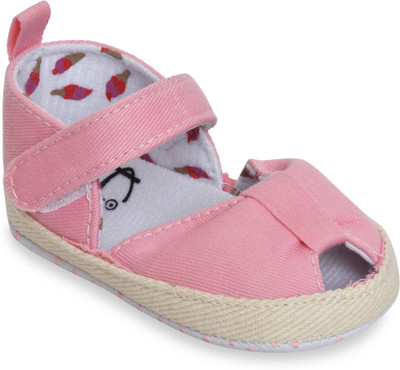 

Kiwi Girls Velcro Ballerinas(Pink