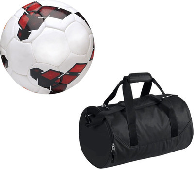

SportsCorner Combo of Premier League Red/Yellow Football (Size-5) with Kit Bag Football Kit