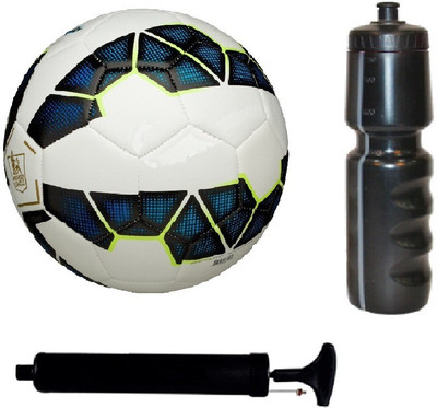 

SportsCorner Kit of Premier League Blue Football (Size-5) with Air Pump & Sipper Football Kit