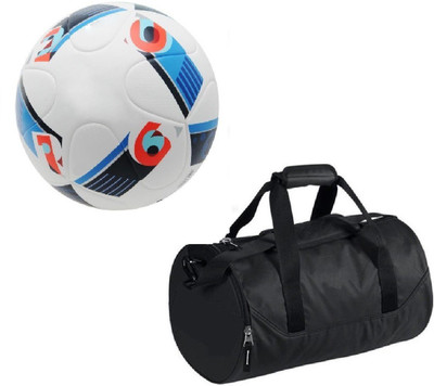 

SportsCorner Combo of UEFA Euro2016 France Football (Size-5)with Kit Bag Football Kit