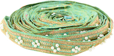 

Fabric and Lace LC96113B Multicolours Machine Made Embroidery Lace Reel(Pack of 1)