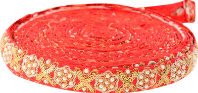 

Fabric and Lace LC37313C Multicolours Machine Made Embroidery Lace Reel(Pack of 1)