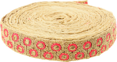 

Fabric and Lace LC999769A Multicolours Machine Made Embroidery Lace Reel(Pack of 1)