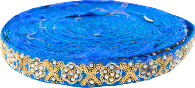 

Fabric and Lace LC37313B Multicolours Machine Made Embroidery Lace Reel(Pack of 1)