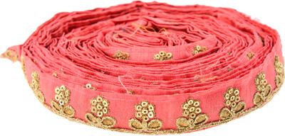 

Fabric and Lace LC98172 Multicolours Machine Made Embroidery Lace Reel(Pack of 1)
