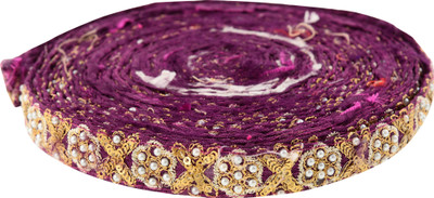 

Fabric and Lace LC37313D Multicolours Machine Made Embroidery Lace Reel(Pack of 1)