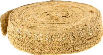 

Fabric and Lace LC34981 Multicolours Machine Made Embroidery Lace Reel(Pack of 1)