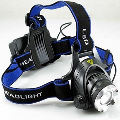 

Protos India.Net Rechargable Headlight Weatherproof Flash Light Bicycle Camping LED Headlamp(Black), Blue