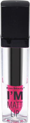 

Kiss Beauty I'M Matte Liquid Lipgloss Lipstick 7575A-04(7 ml, Cerise Red)