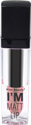 

Kiss Beauty I'M Matte Liquid Lipgloss Lipstick 7575B-15(7 ml, Petite Orchid)