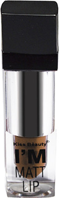 

Kiss Beauty I'M Matte Liquid Lipgloss Lipstick 7575A-03(7 ml, Cape Palliser)