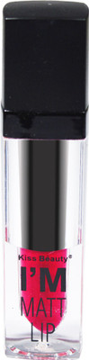 

Kiss Beauty I'M Matte Liquid Lipgloss Lipstick 7575A-06(7 ml, Cardinal)
