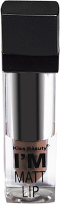 Kiss Beauty I'M Matte Liquid Lipgloss Lipstick 7575A-05(7 ml, Sandal)